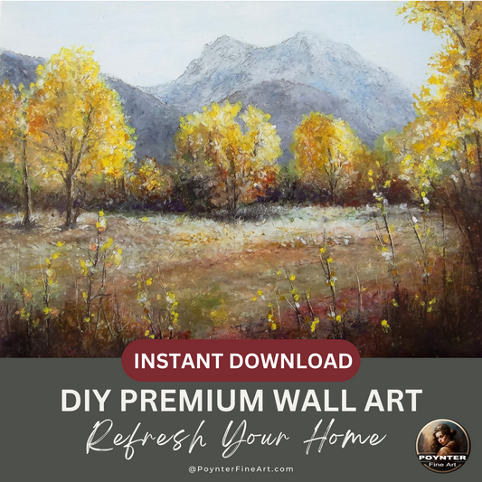 Colorado Autumn Landscape  - Digital Print Download